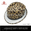Дешевый мужской леопард принт fedora hat